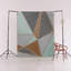 Tapis multicolore multicolore à motif géométrique triangulaire-1622861619