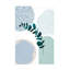 «Blue Green Boho 2» sur toile par Sally Ann Moss