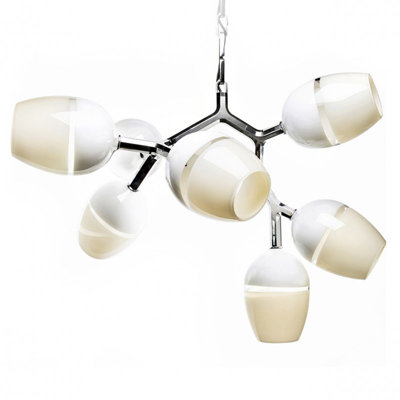 Lustre modulaire en bois clair Cleidy