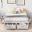 Base de lit plateforme en bois avec 6 tiroirs de rangement Delano-125285653-125285651