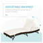 Chaise longue en acier avec méridienne
