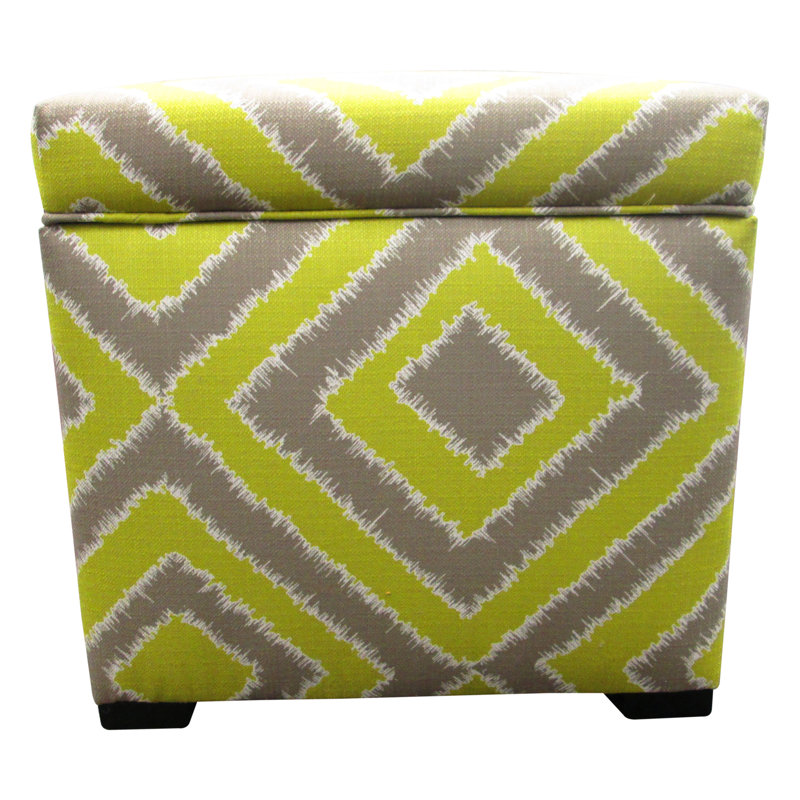 Aubrelle Upholstered Ottoman, Nouveau Wassabi