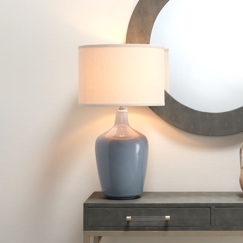 Nataliya Ceramic Table Lamp, Dove