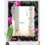 Miroir décoratif 25 fleurs obsidian-40100411