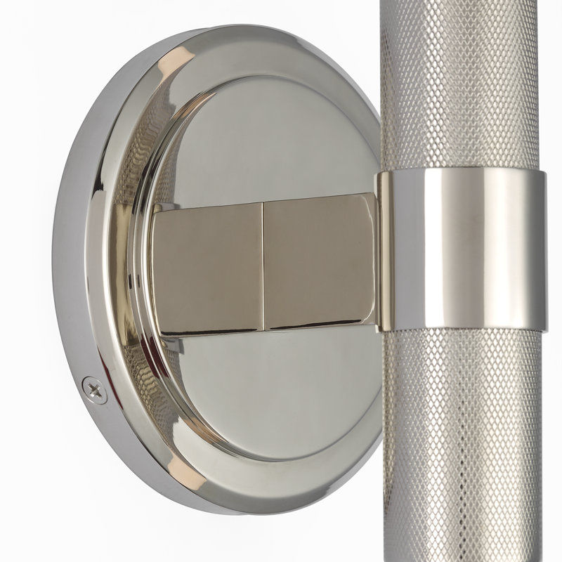 Ralph Lauren Barrett 21" Up and Down Bath Light with White Glass, Polished Nickel