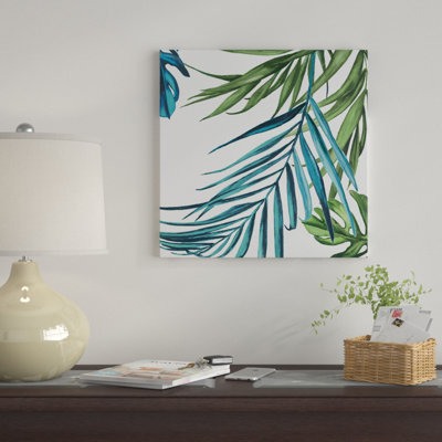 « palm leaves iii », impression sur toile
