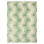 Tapis vert en laine fabriqué à la main à motif géométrique vert Kendall NICOLE MILLER New York
