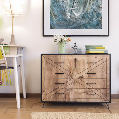 Commode d'appoint en métal Chauntel