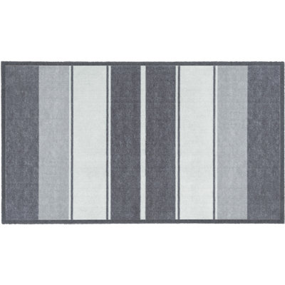 Arrayah Non-Slip Striped Indoor Doormat
