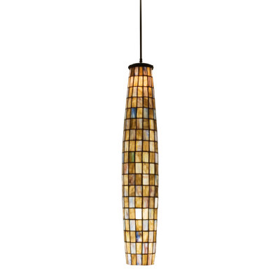 Luminaire suspendu cylindrique à 2 lumières