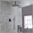 Ceiling Mounted Rain Shower System with Handheld-125774579