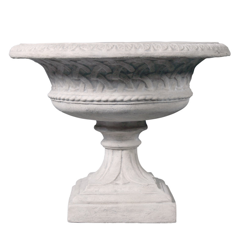 Larkin Arts and Crafts Resin Urn Planter