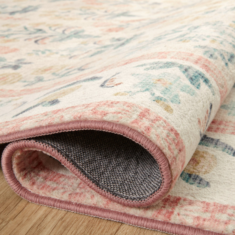 Rifle Paper Co. x Loloi Eden Rug feat. CloudPile, Rectangle 5' x 7'6"