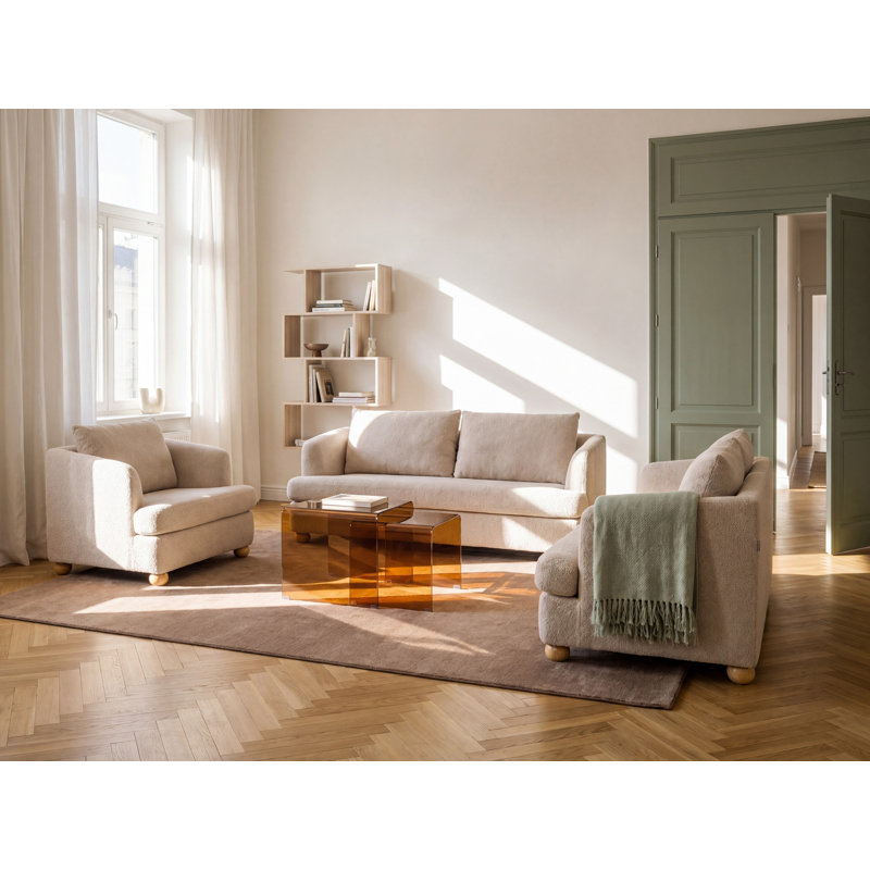 Tawania Living Room Set, Beige