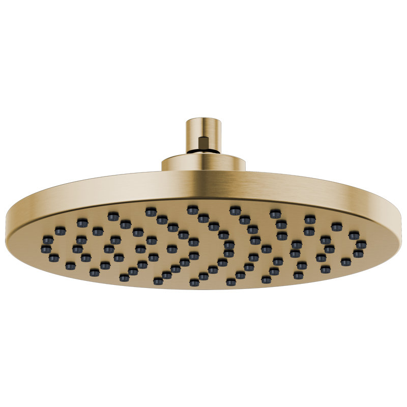 Essential® 10" Full/Standard Adjustable Shower Head with Raincan Function, Luxe Gold