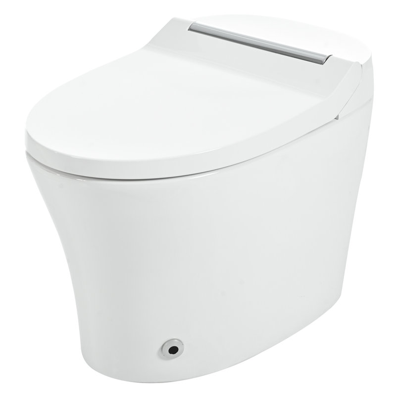Advanced Toilet With Auto Flush Function & Hygienic Seat Design Modern Ceramic Foot Sensor 360 Waterproof