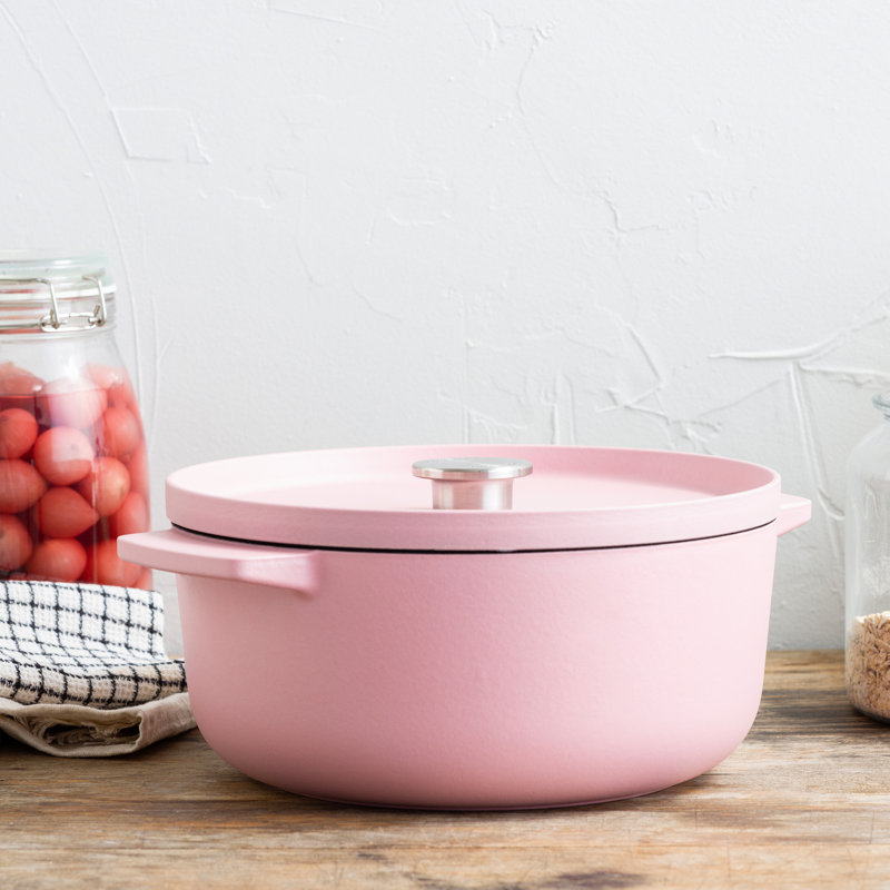 Kitchenaid Cast Iron Dutch Oven, 5.2 L, Dried Rose