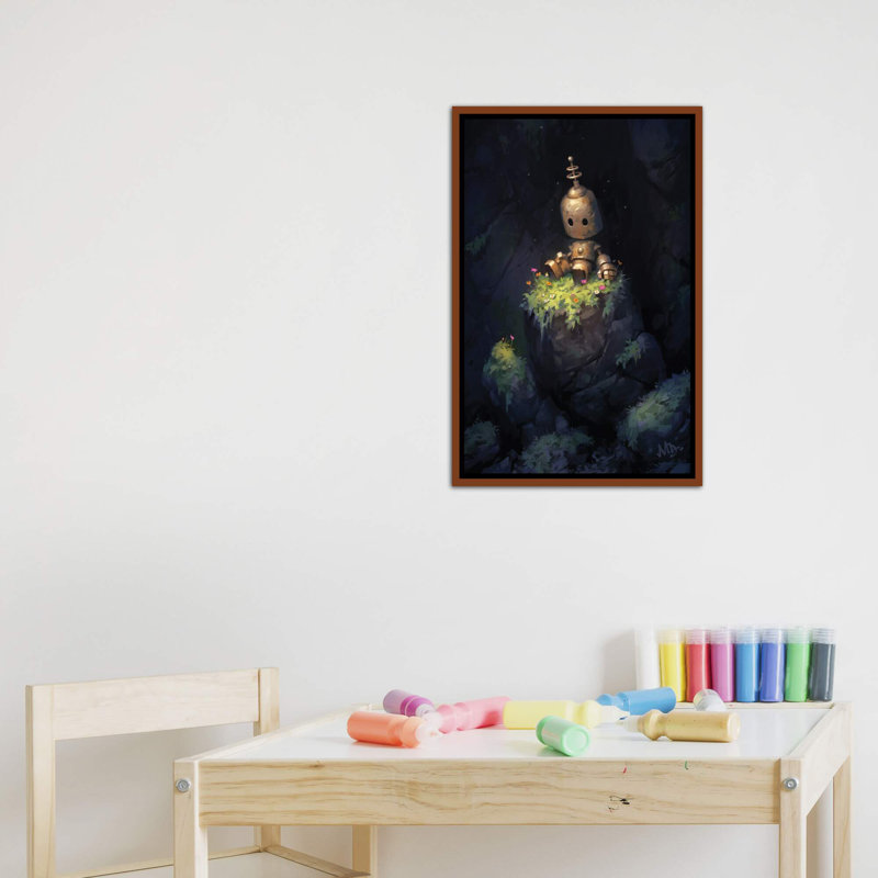 Art sur toile Secret Garden, H 26 po x l 18 po x 1,5 po, Toile classique avec cadre brun