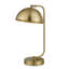 Byronne Small Brass Desk Table Lamp With Adjustable Dom Shade - Simple Silhouette Style