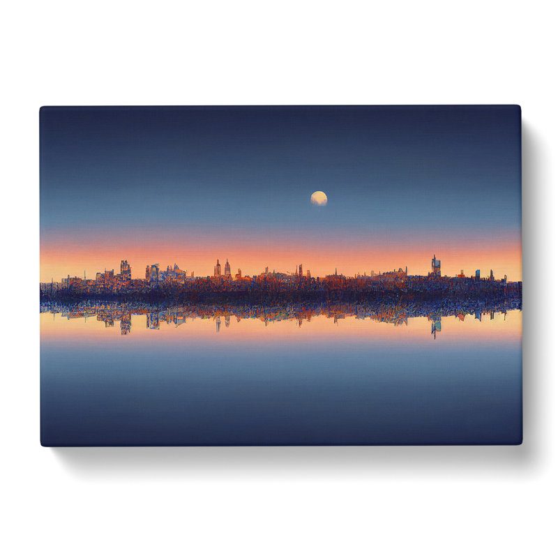 Stimulating Skyscraper Skyline - Wrapped Canvas, 50cm H x 76cm W x 3cm D