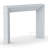 Deco Cast Stone Fireplace Surround with Standard Hearth-103614235-103614240