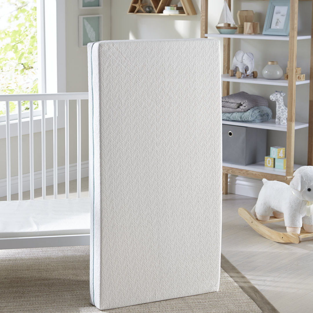 Tempur-Pedic TEMPUR-Dream 2-Stage Waterproof Breathable Baby Crib Mattress and Toddler Bed Mattress, GREENGUARD GOLD Certified, 52" x 28" Tempur-Pedic