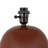Rust Stoneware Floor Lamp