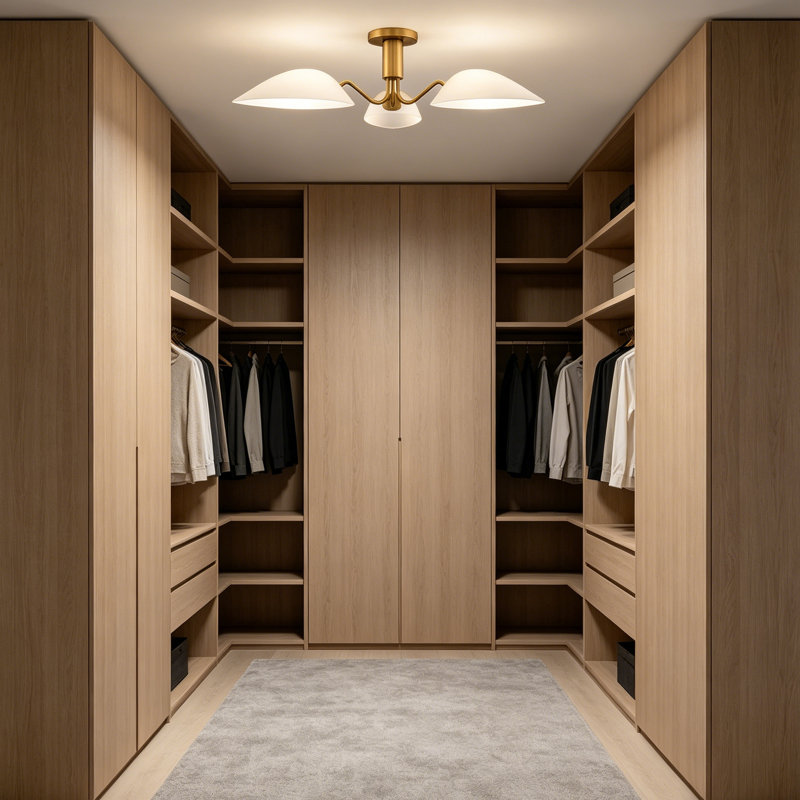 Plafonnier encastré moderne 3 lumières Spoutnik