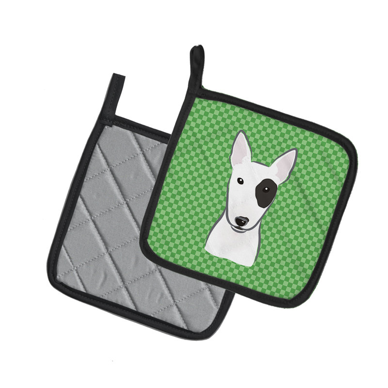 Cuisinier poignée de terrier caroline trésors bull Checkered
