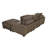 Sydnea 6-Piece 123" Wide Premium Corduroy Reversible Living Room Modular Sectional Sofa with Ottoman-568580150-594890616