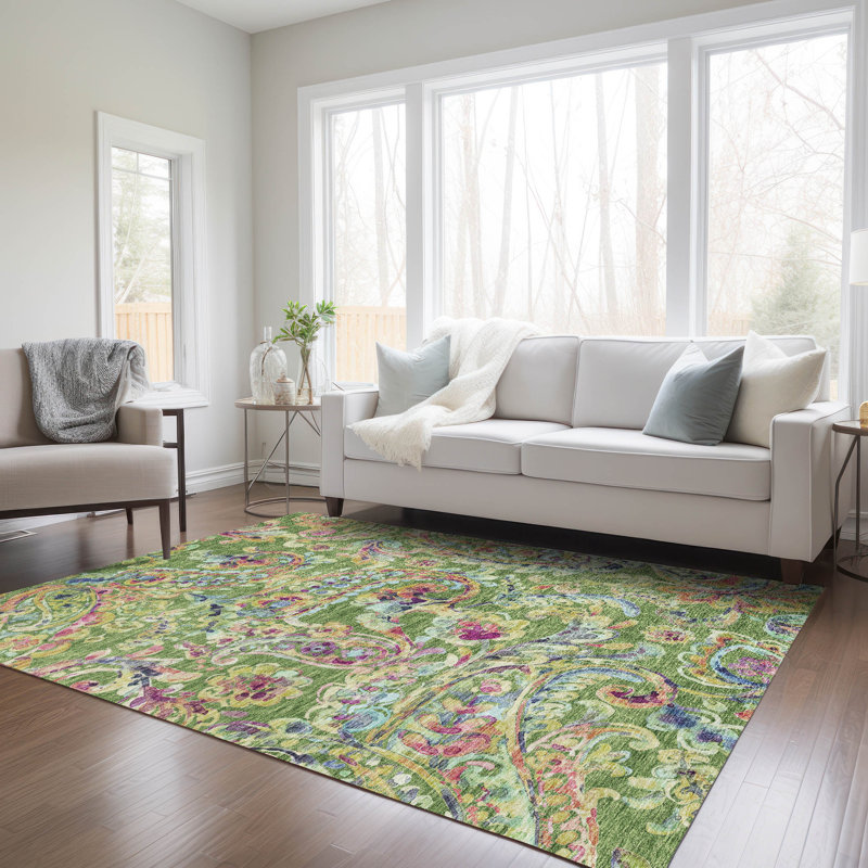 Tapis intérieur / extérieur Malcom, Rectangulaire 8 pi x 10 pi