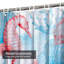 Rideau de douche transparent transparent, rideaux de douche pour la salle de bain avec 12 crochets-130013053