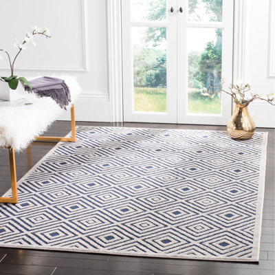 Tapis à motif géométrique Mcgruder Performance