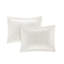 Ensemble de couvre-lit capitonné 100% satin de coton blanc cassé 3 pièces Auturo-611315141-655331532