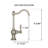 Water Filter Faucet with Single Handle for Cold Water-70944389