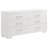 Tokyo White 6-piece Platform Bedroom Set with 2 Nightstands