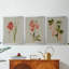 Botanical Array IV - Toile tendue avec châssis sur mesure - 3 pièces-1955093308-1955093309