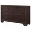 Commode de rangement Mid-Century à 6 tiroirs-89954671