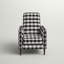 Fauteuil de 27 po de large en polyester capitonné
