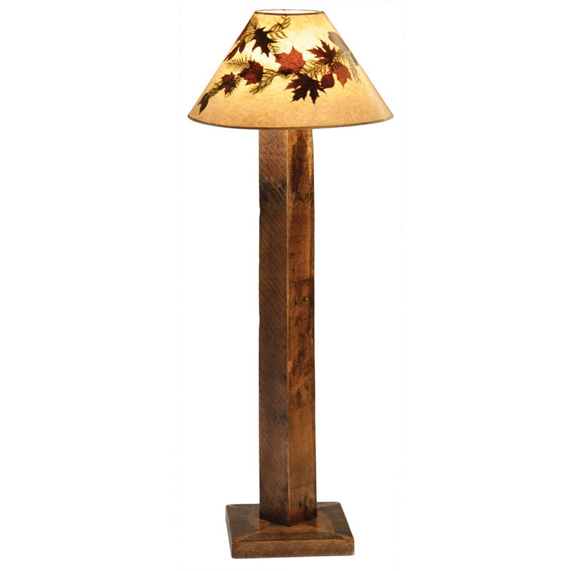 Fireside Lodge Barnwood Floor Lamp without Lamp Shade