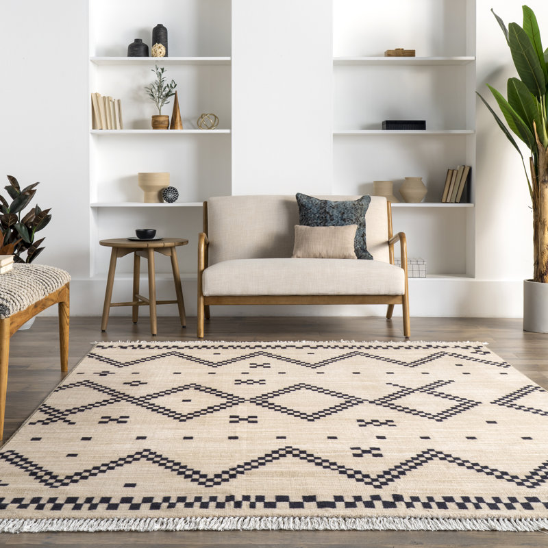 Singletary Moroccan Indoor Rug, Rectangle 5' x 8'