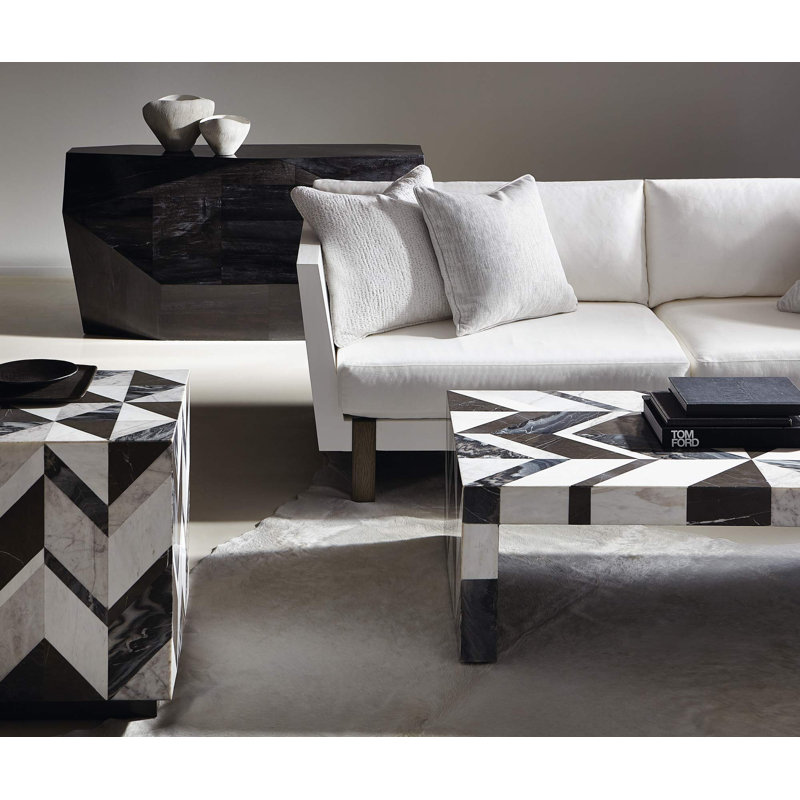 Adrian 60'' W Stone Console Table