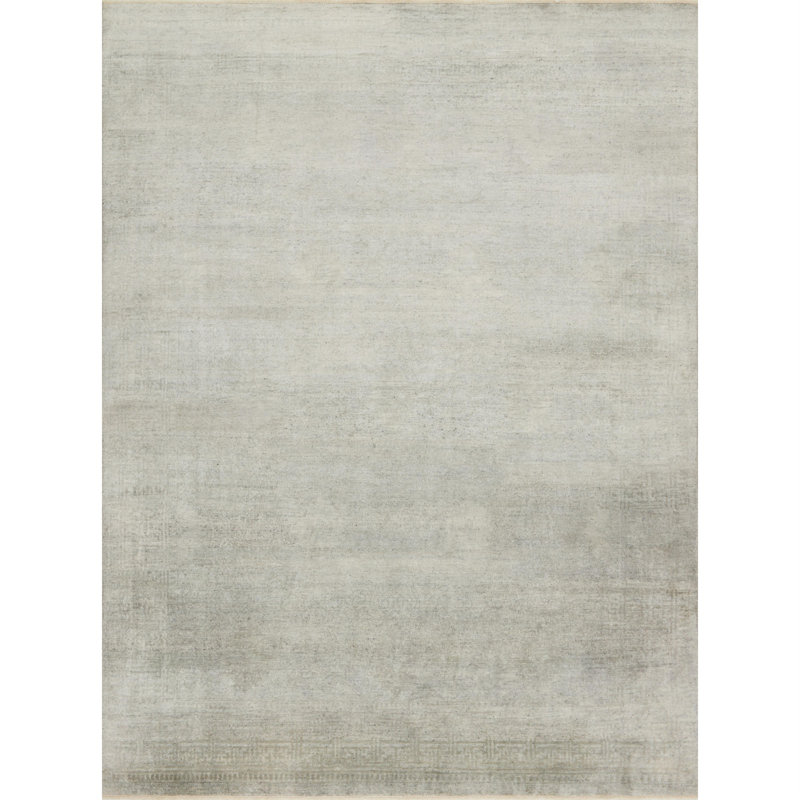 Lucid Hand Knotted Indoor Rug, Square 1'6" x 1'6"