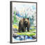 Black Bear - Single Picture Frame Painting-824588925
