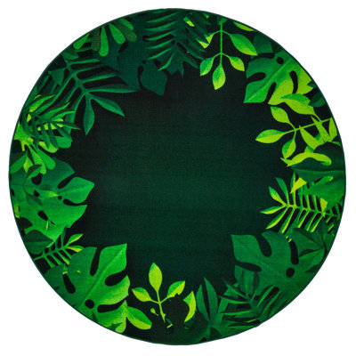 Tapis touffeté vert / noir Pixel Perfect
