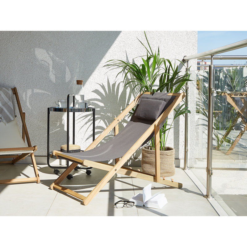 Aadhish Deck Chair, Grey, 2