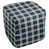 Black/Honolulu Blue/White Polyester Blend