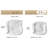 Anifer 12 Piece Porcelain China Dinnerware Set - Service for 6-669464491