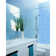 Landscape 1 in. x 1 in. Translucent Glass Plastic Face Mounted Brick Mosaic Designer Pool Tile