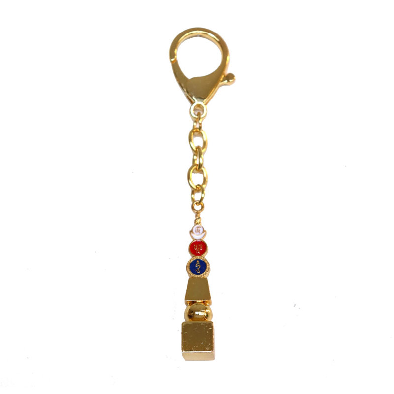 Porte-clés à cinq éléments pagode avec OM hum hum
